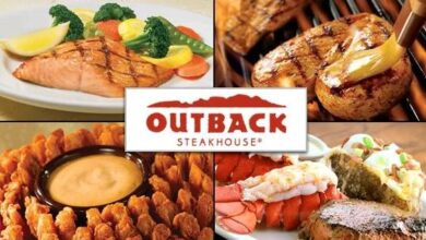 Outback Lunch Menu
