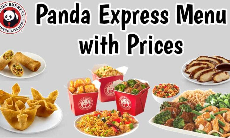 panda express menu prices 2018