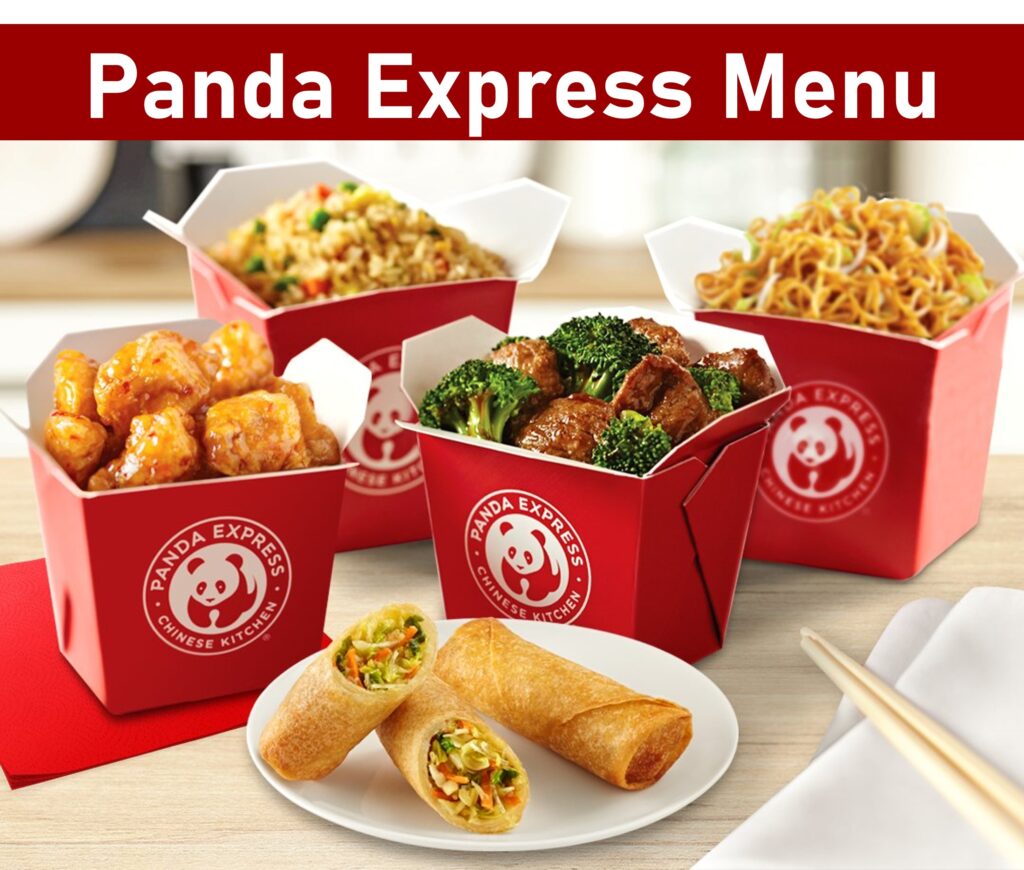 Panda Express Menu (2023) Menu Food Price