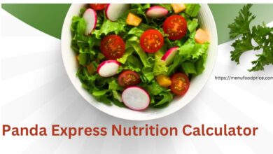 Panda Express Nutrition Calculator
